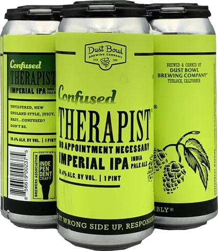 Dust Bowl Brewing Confused Therapist Imperial IPA: Edición Brumosa - Un Avance Sensorial