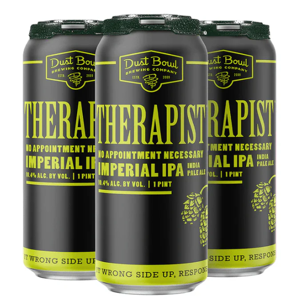 Reseña de Cerveza: THERAPIST Imperial IPA de Dust Bowl Brewing Co.