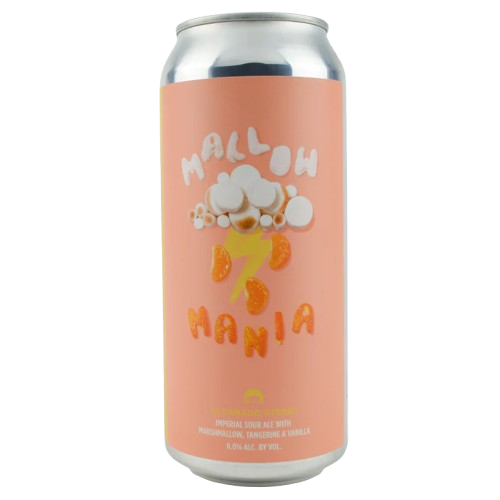 Mallow Mania-Tangerine Cerveza Sour Imperial con Frutas