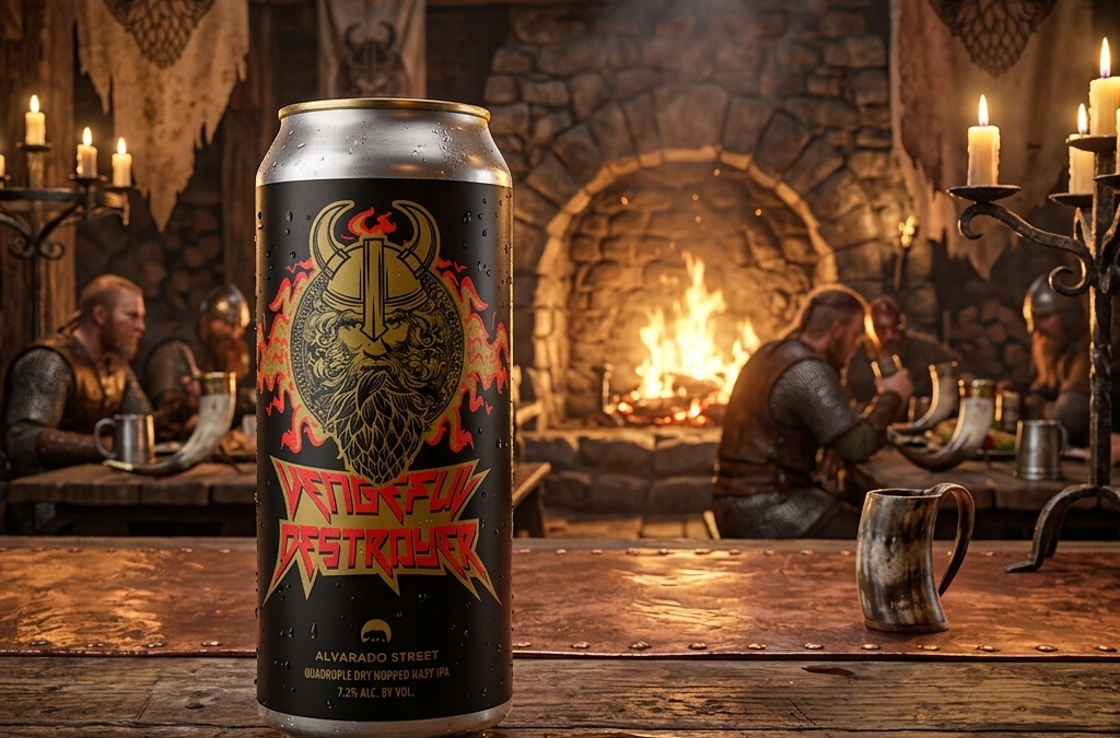 Beer Review: Alvarado Street Brewery “Vengeful Destroyer” Hazy IPA