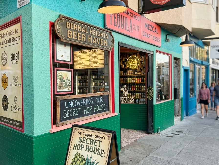 Bernal Heights Beer Haven: Uncovering SF Tequila Shop's Secret Hop House on Cortland Ave