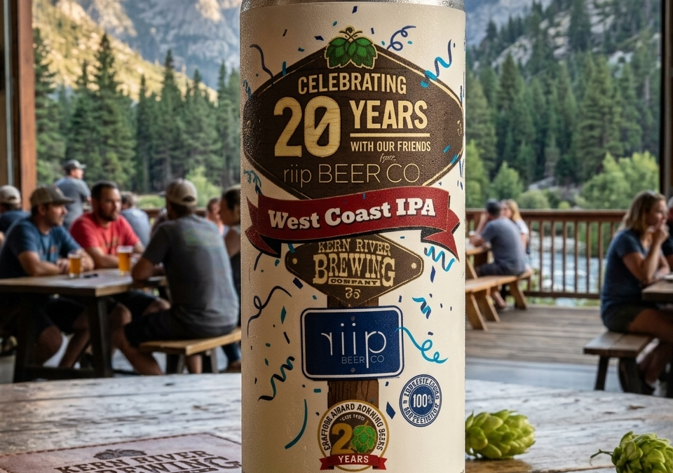 Beer Review: Kern River Brewing Co. / Riip Beer Co. | 20th Anniversary West Coast IPA