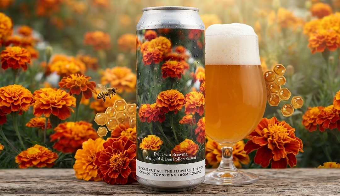 Beer Review: Evil Twin Marigold & Bee Pollen Saison