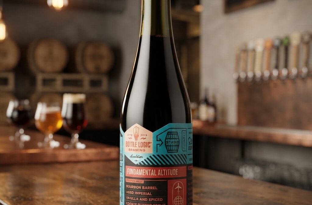 Beer Review: Bottle Logic Fundamental Altitude BA Stout with Vanilla & Cookie Butter